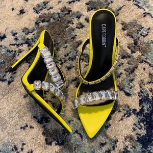 Two strap rhinestone scandal